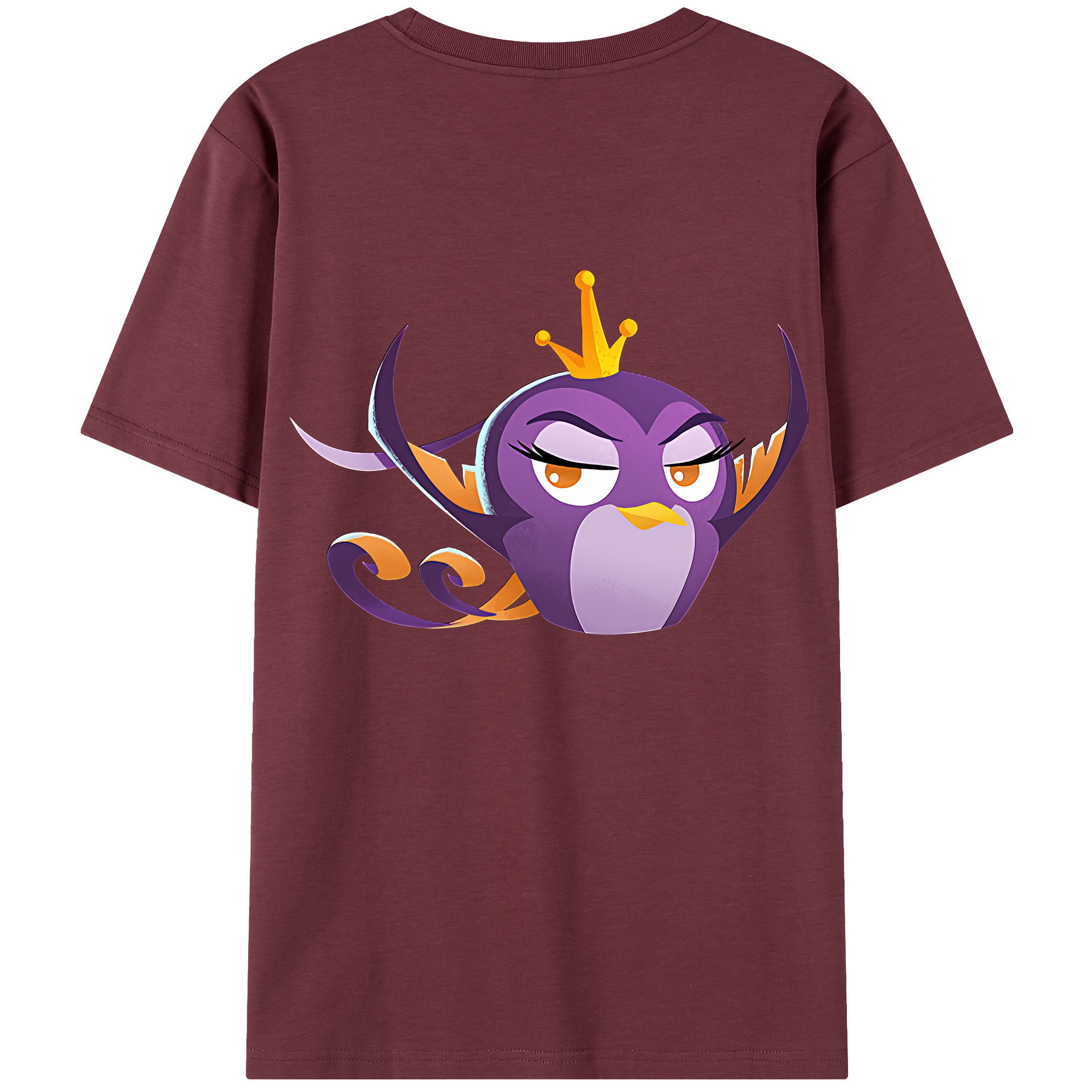 （画像用） Angry Birds アングリーバード 綿100％半袖Tシャツ（背面プリント）